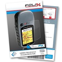 FoliX FX-Clear Displayschutzfolie für Garmin Etrex Vista HCx / HC-x - Displayschutz kristallklar!
