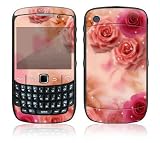 Pink Roses Design Decal Skin Sticker for BlackBerry Curve 8500 Cell Phone