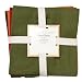 Gourmet Classics 30- by 30-inch Autumn Flour Sack Towels, Set of 4