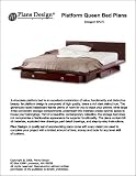 Classic Platform Queen Bed Woodworking Plans -Design #3PLT11