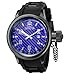 Invicta 0554 Men's Russian Diver Gun Metal IP Blue Dial Rubber Strap Watch
