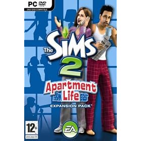 The Sims 2: Apartment Life Expansion Pack (PC DVD)