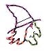 Lighted Witch Face Decoration - 20.0
