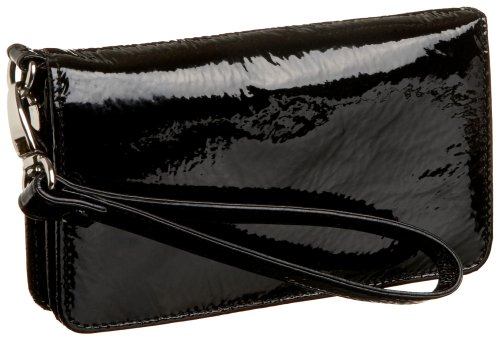 HOBO INTERNATIONAL Ally Wristlet,Black,one size