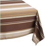 Nydel Transat 63-Inch by 79-Inch Oblong Tablecloth, Terre