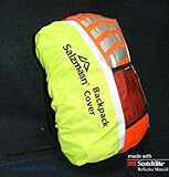 Salzmann High Viz 3M Scotchlite Waterproof Backpack Rucksack Bag Rain Cover for Cycling or Running