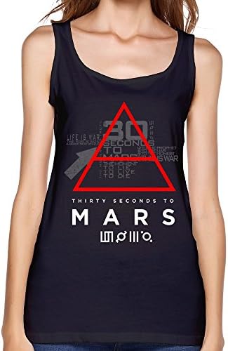 Women's 30 Thirty Seconds To Mars Symbol Logo Tank Tops S Black
