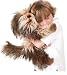 Plush Shaggy Dog Puppet 16"