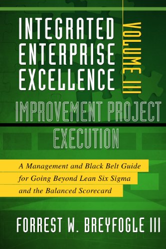 Integrated Enterprise Excellence, Vol. III Improvement Project Execution: A Management and Black Belt Guide for Going Beyond Lean Six Sigma