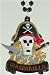 Gasparilla Deluxe Black Beads with Large Pirate Head Bounty Medallion a Must Have for Any Parrothead