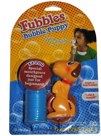Fubbles Bubble Puppy  (colors  Yellow or orange, or blue)