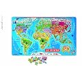 Janod - J05500 - Puzzle - Monde Magntique