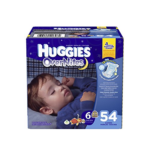 Huggies Overnites Diapers, Size 6, 54 Count Baby Shop