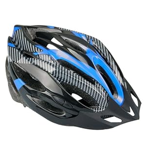 Casco Ciclismo Con Visera Azul Bici Bicicleta Mountain bike Helmet