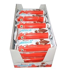 Kinder Delice Rich in Milk Chocolate Bars 42 Gram Bars (Pack of 20)