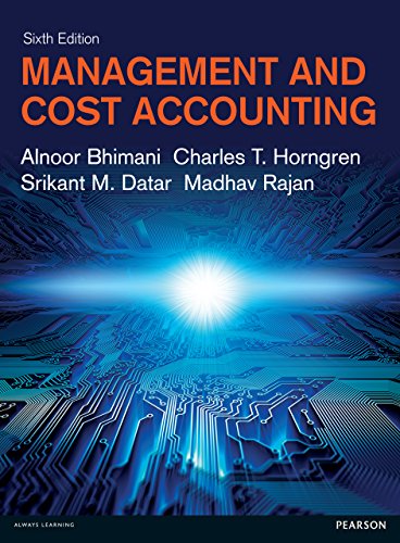 Management and Cost Accounting