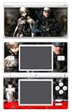 MGS4 Snake Raiden Game Vinyl Decal Cover Skin Protector #2 for Nintendo DS Lite