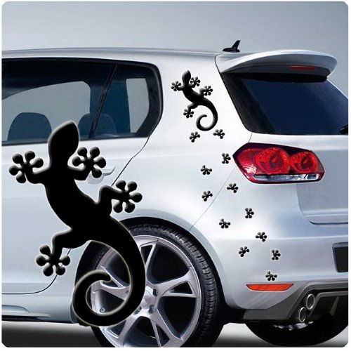 Produkt-Bild: Gecko Autoaufkleber Aufkleber FARBE frei w&auml;hlbar! Set:3
