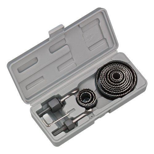 Haas Lochbohrer-Set aus Stahl, 14-teilig