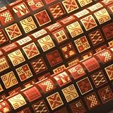 Chocolate Transfer Sheet: Aborigenes Design. 15 sheets per pack. Each Sheet 16 x 10