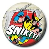 《MARVEL/X-MEN（SNIKTT!）》1インチ缶バッジ ☆アメコミファッショングッズ通販☆
