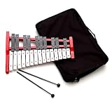 Produkt-Bild: chromatisches Glockenspiel mit 25 Noten Klangplatten mit stabiler Tasche mit Schultergurt