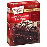 Duncan Hines Dark Chocolate Fudge Cake Mix 18.25oz (Pack of 2)