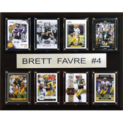 NFL Minnesota Vikings 8 Card Brett Favre Plaque