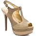 Jessica Simpson Women's Elso Platform Sandal,Dusty Taupe,10 M US