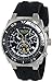Nautica Men's N14675G NST 700 Stainless Steel Watch with Black Resin Band