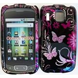 LG OPTIMUS T P509 2D PINK BUTTERFLY CASE