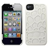 Freshfiber Double Cap Pebble for iPhone 4S/4 Stone White