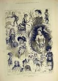 1882 COSTUMES CHRISTMAS FANCY-DRESS BALL WILHELM PRINT