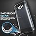 Galaxy J7 (2015) Case With TJS® Tempered Glass Screen Protector Included, Dual Layer Shockproof Tough Brushed Hybrid Armor Rubber TPU Drop Protection Case For Samsung Galaxy J7/J700 (Grey)