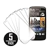 MPERO Collection 5 Pack of Clear Screen Protectors for HTC Desire 500