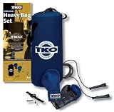 TKO 502RONS-BK-25 25 lb. Round One 4 pc. Kid Fts All Purpose Heavy Bag Set Black