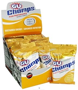 GU Energy - Chomps Pure Performance Energy Chews Peach Tea - 2.1 oz.