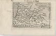 Antique 1610 Bertius Map of Gasconia, Europe, France"