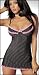 How To Measure Bra Sizes : Sexy Lingerie Babydolls Pinstripe Lingerie