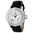Invicta Men's 4667 II Collection Sport Chronograph Elite Black Leather Watch