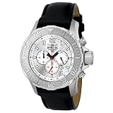 Invicta Mens II Collection Sport Chronograph Elite Black Leather Watch #4667 by Invicta