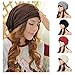 Women's Pearl Decoration Knitted Woolen One Ball Mesh Cover Up Hat