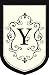 Regal Monogram Garden Flag - Y