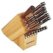 LamsonSharp Silver Forged 16-Piece Knife Block Set