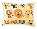 Pixel Organics Organic 12" x 16" Pillow in "Lion, Tiger, and Kittens . . . Oh, My"