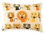 Pixel Organics Organic 12 x 16 Pillow in Lion, Tiger, and Kittens . . . Oh, My