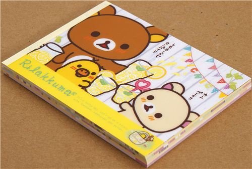 Imagen 2 de Bloc de notas del oso Rilakkuma de picnic con limonada