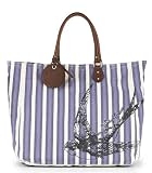 NEW AUTHENTIC JUICY COUTURE LARGE COASTAL TOTE (Blue Stripe)