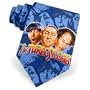 Men's Blues Stooges Silk Tie by Three Stooges in Blue