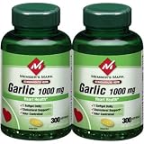 Member's Mark - Garlic 1000 mg, 600 Softgels, Twin Pack (2 Bottles of 300)